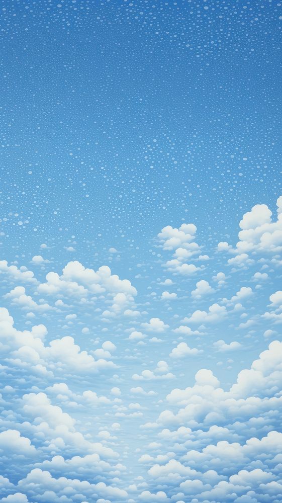 Illustration of a sky outdoors nature cloud.