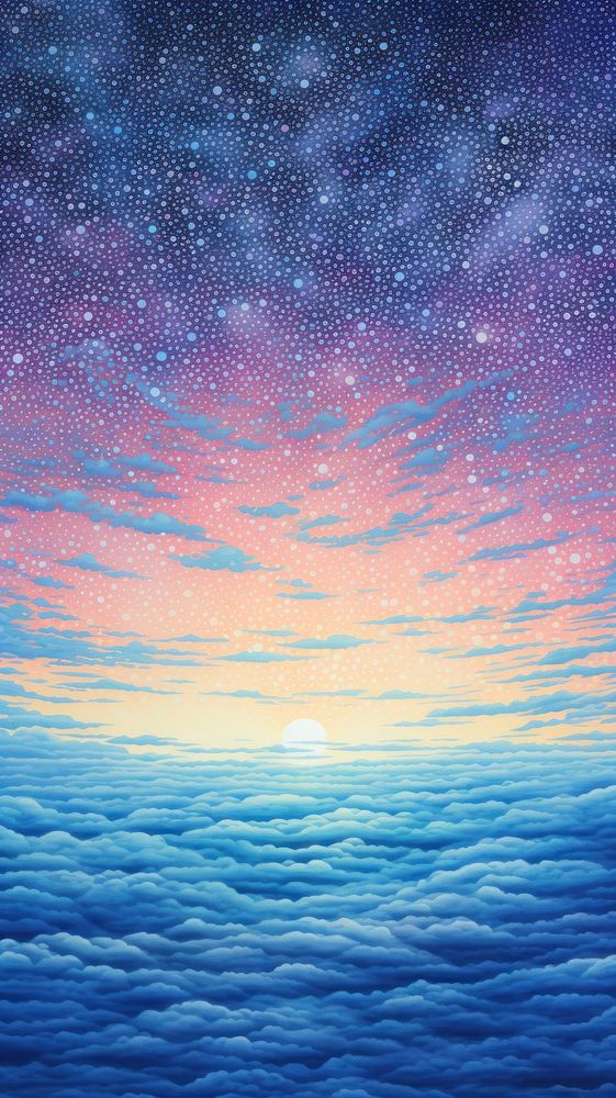 Illustration of a sky outdoors scenery horizon.