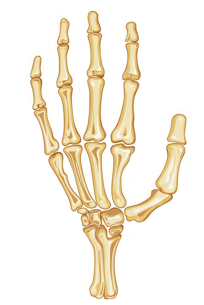 Bone of hand icon skeleton chess game.