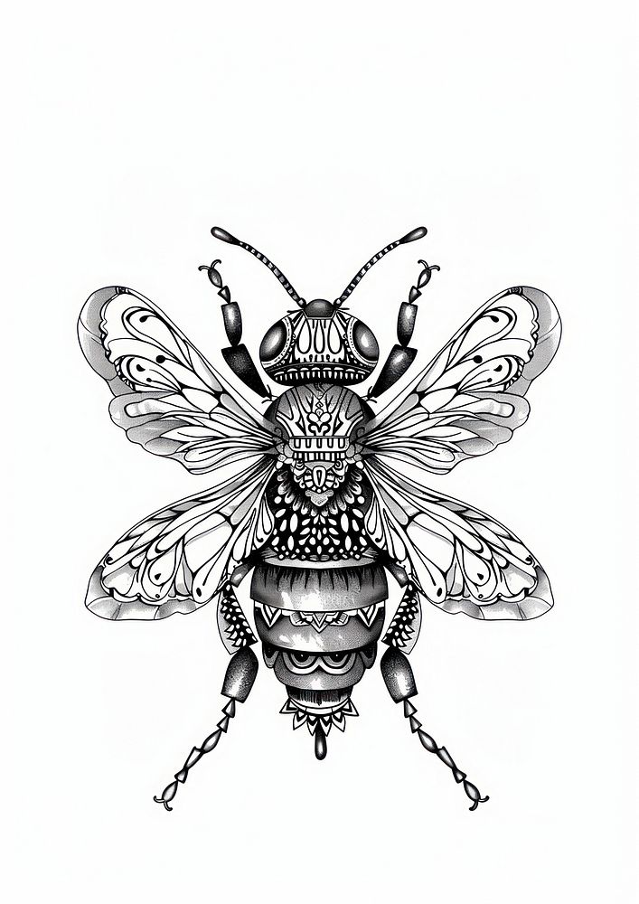 Bee invertebrate andrena animal.