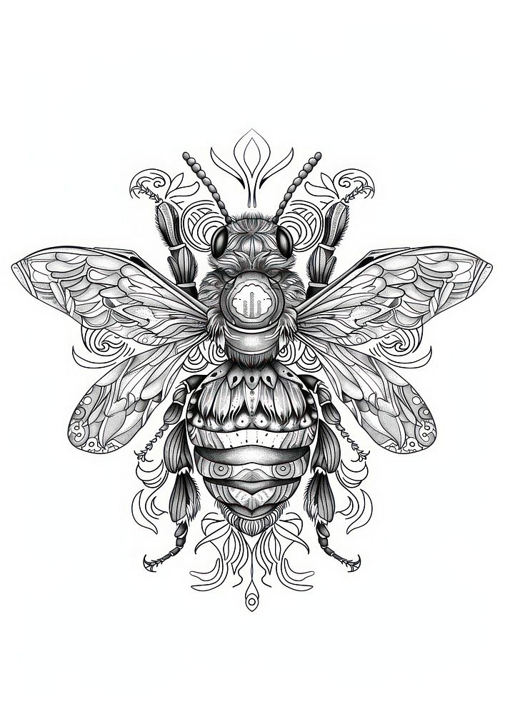 Bee art invertebrate chandelier.