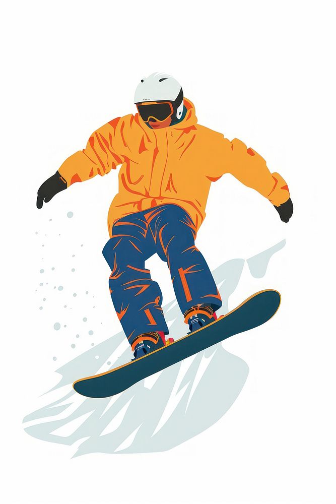 Snow snowboarding recreation adventure.