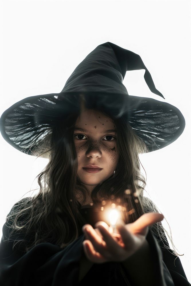 Witch with magic spell photo photography clothing.