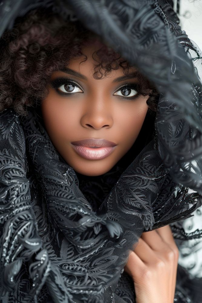 Portrait black beauty woman photo photography person.