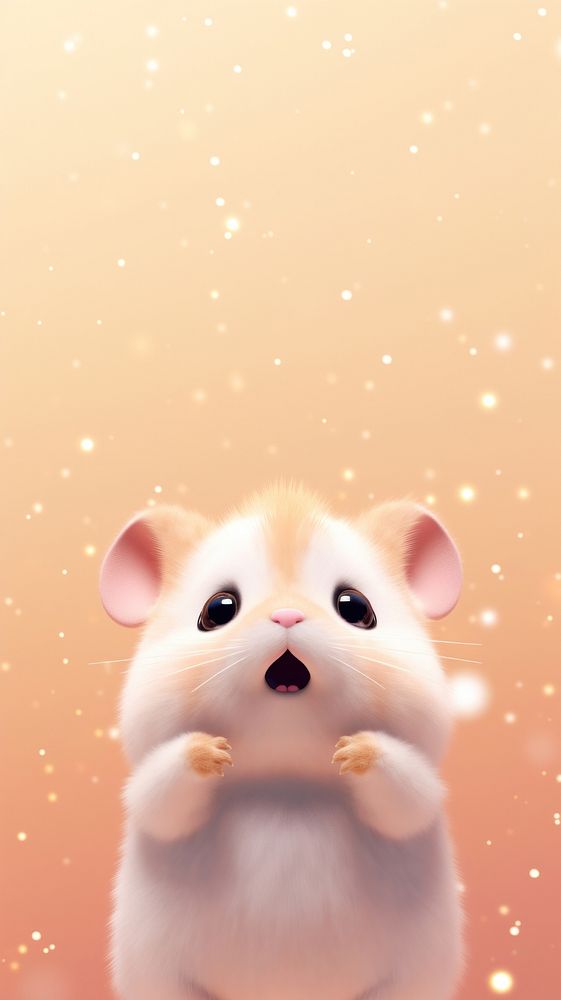 Hamster cartoon rat animal.