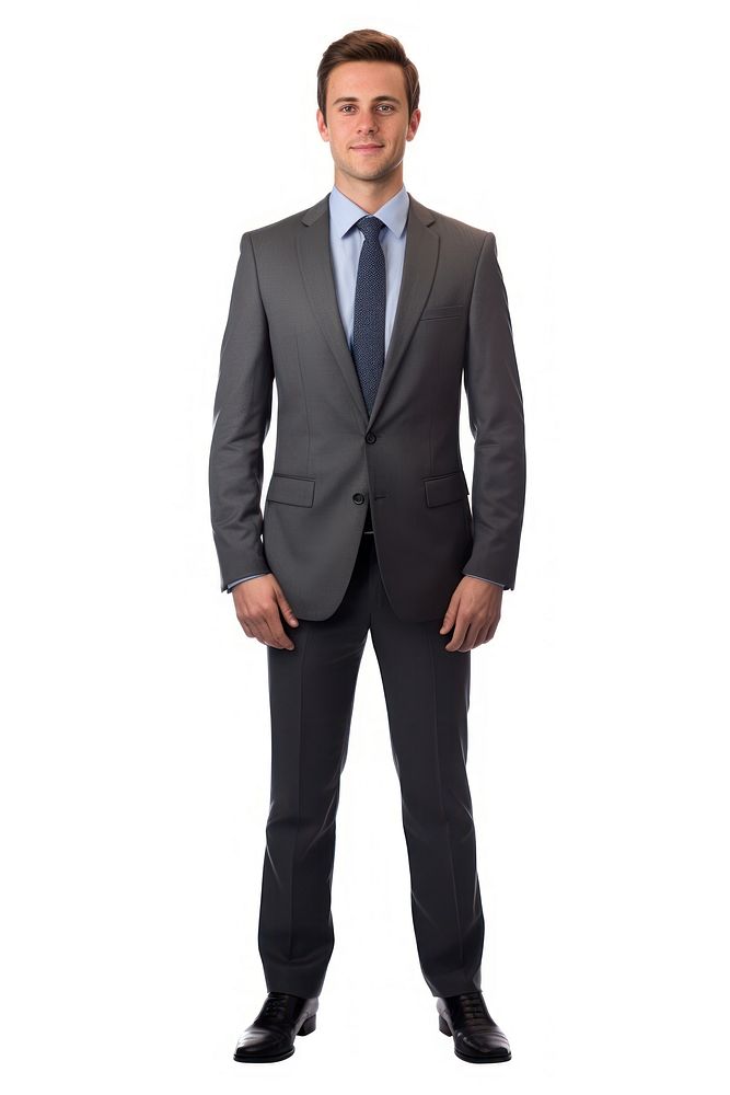 Businessman full body clothing apparel tuxedo.