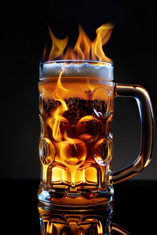 A german beer beverage alcohol liquor.
