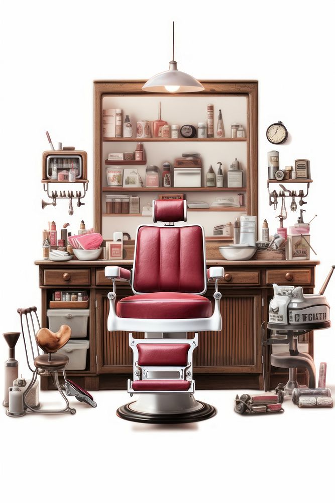 Barber shop barbershop furniture indoors.