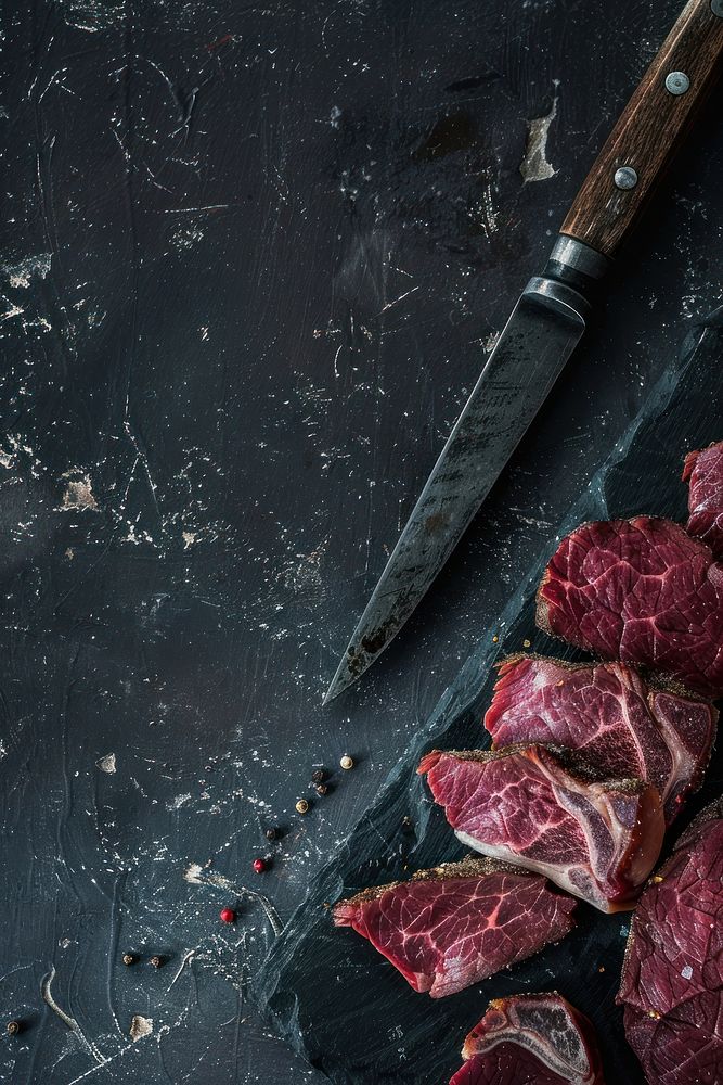 Meat steak knife weaponry dagger.