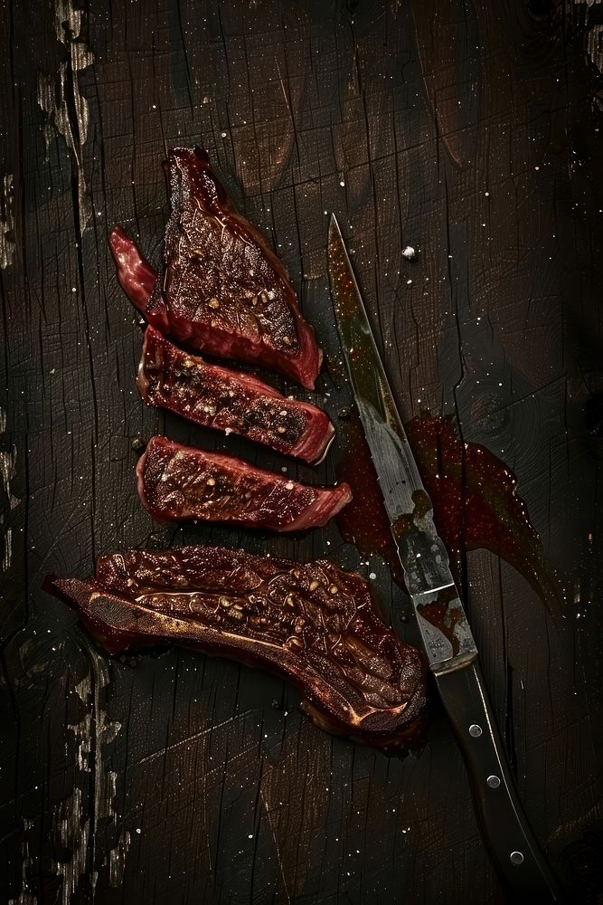 Meat steak knife weaponry dagger.