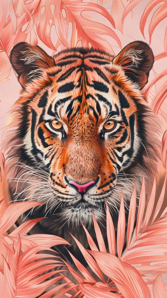 Wallpaper Tiger tiger wildlife animal.