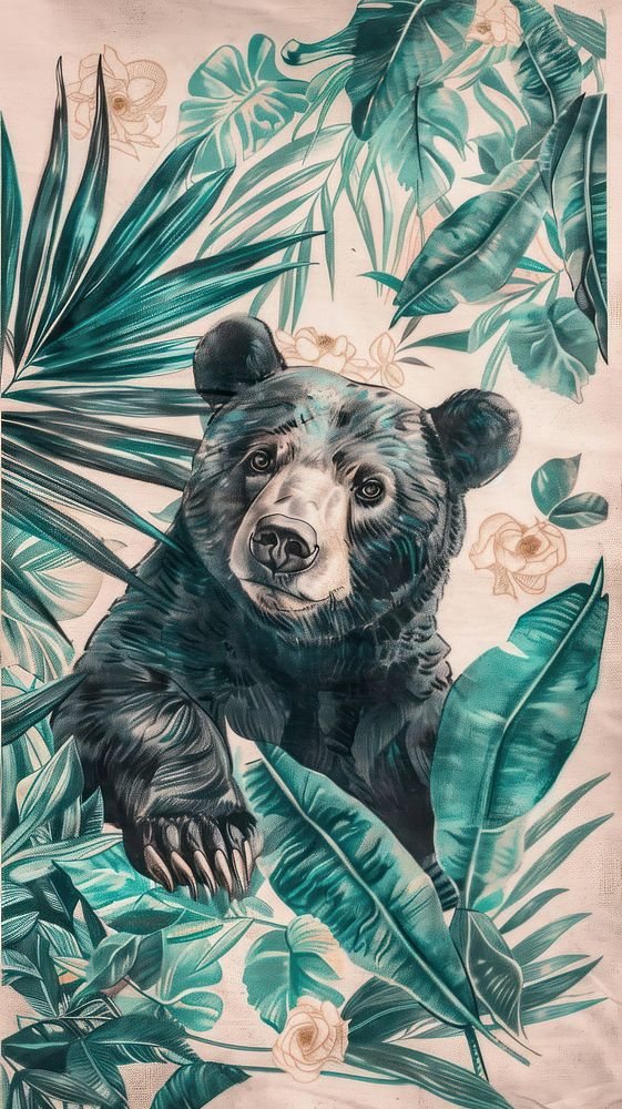 Wallpaper Bear bear wildlife outdoors.