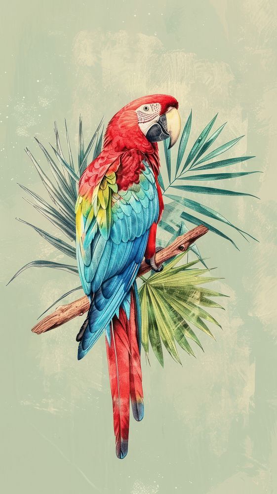 Wallpaper Bird bird drawing parrot.