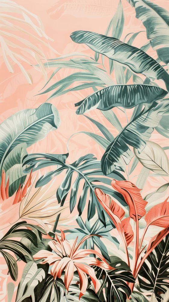 Wallpaper Botanical drawing sketch backgrounds.