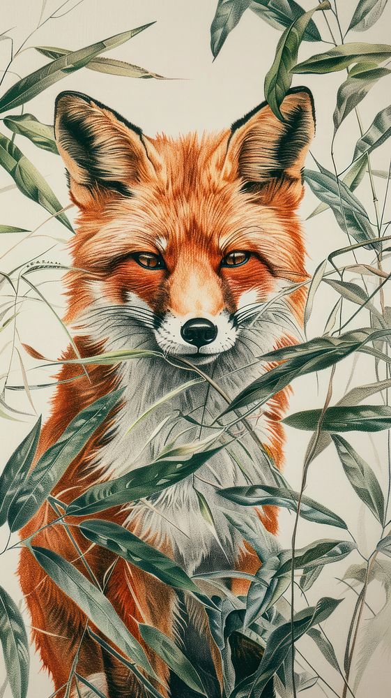 Wallpaper Fox fox wildlife animal.