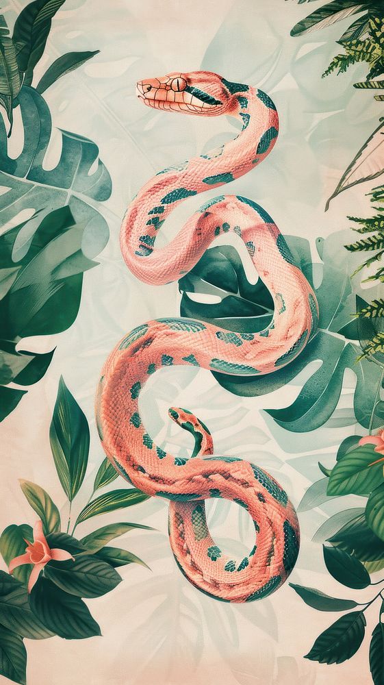 Wallpaper Snake snake reptile animal.