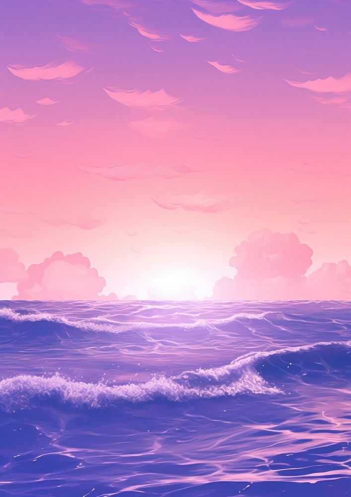 Ocean purple backgrounds outdoors.