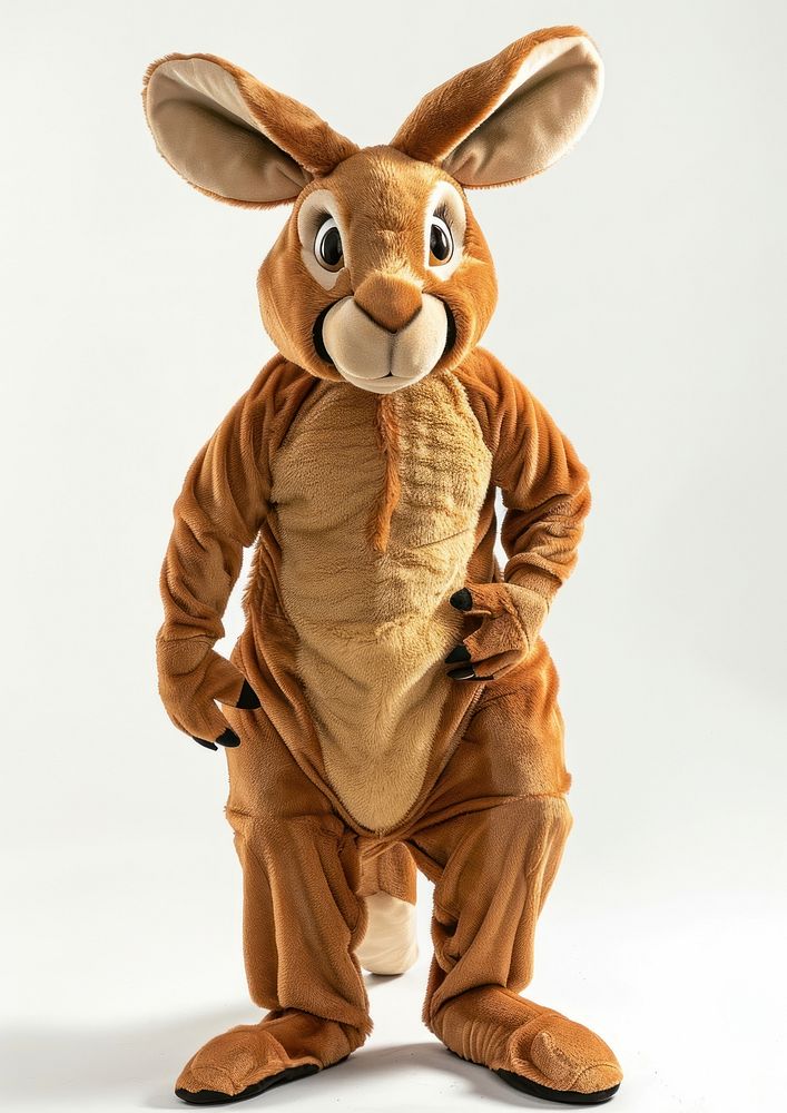 Kangaroo mascot costume animal mammal plush.