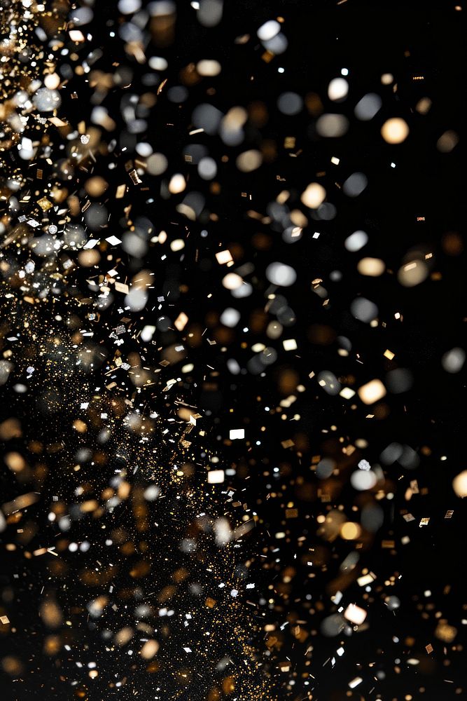Confetti frame sparkle light glitter backgrounds black.