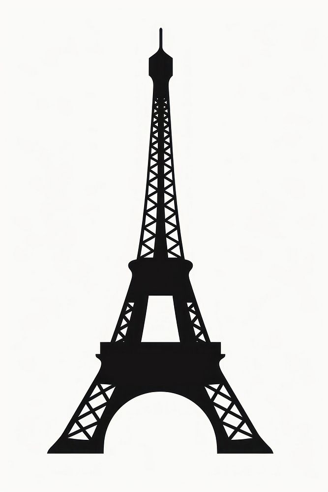 Eiffel tower silhouette clip art architecture building weaponry.