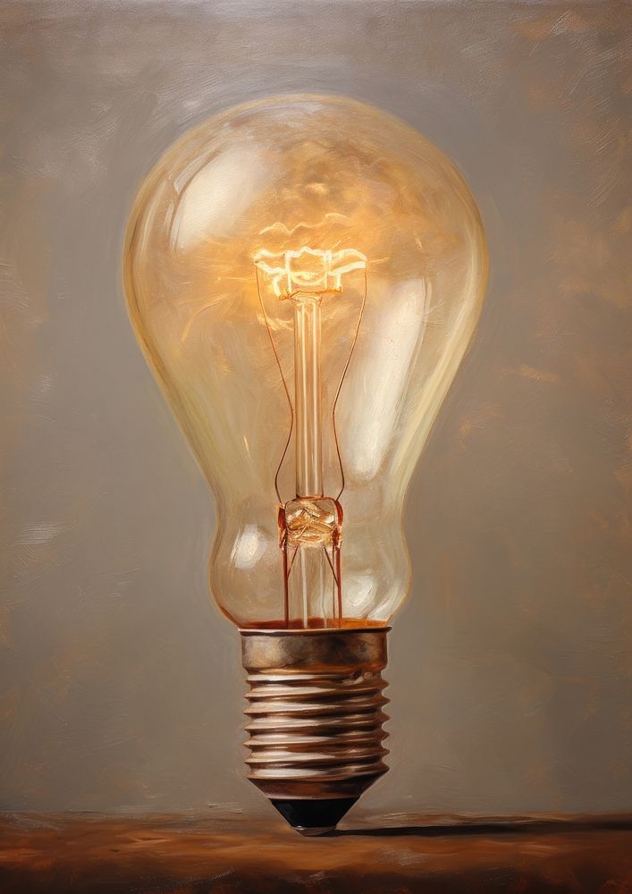 Close up on pale a light bulb lightbulb lamp electricity.