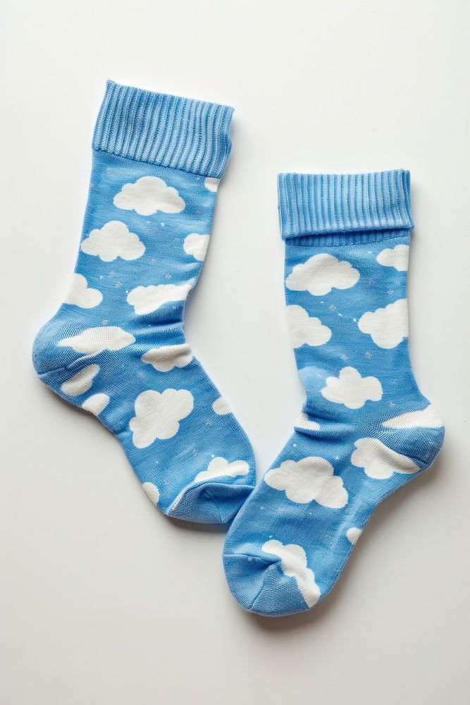 Sock pattern cloud clothing.