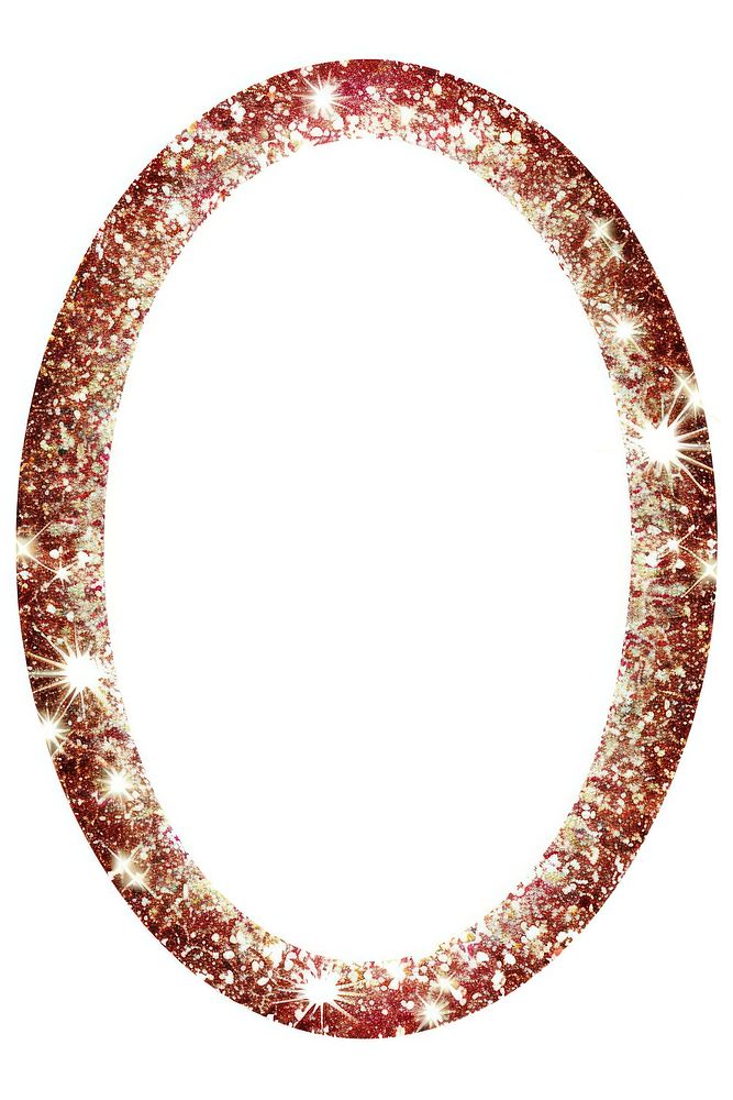 Frame glitter oval shape accessories accessory gemstone.