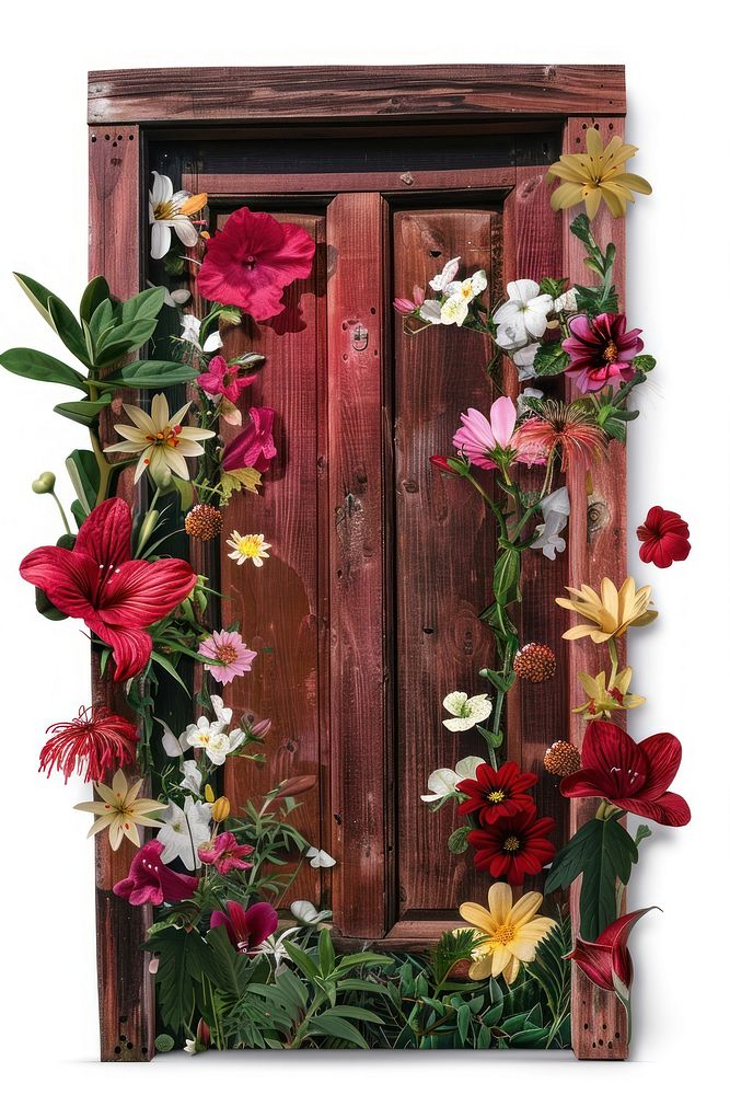 Flower Collage Door flower door blossom.
