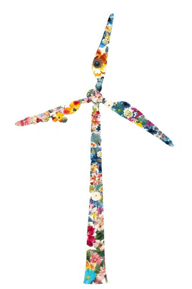 Flower Collage Wind turbine invertebrate accessories anisoptera.