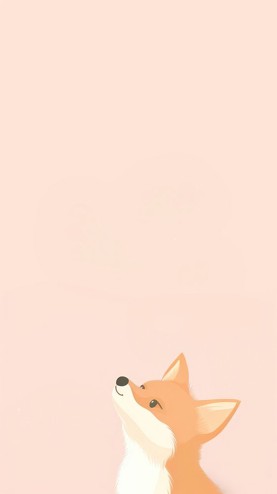 Fox selfie cute wallpaper cartoon animal fox.