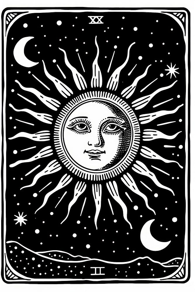 The sun tarot logo art accessories accessory.
