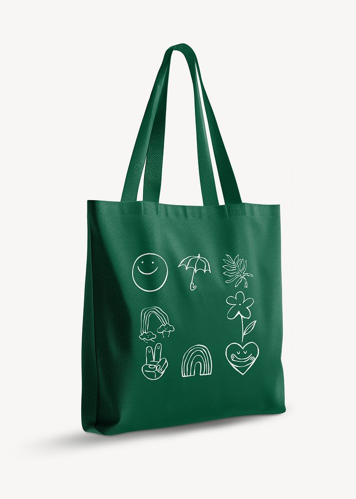 Green tote bag, eco-friendly product