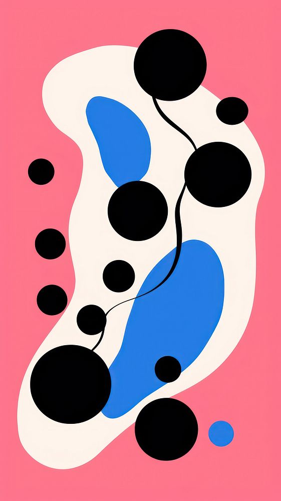 Wallpaper cute blueberry abstract pattern footprint graphics.