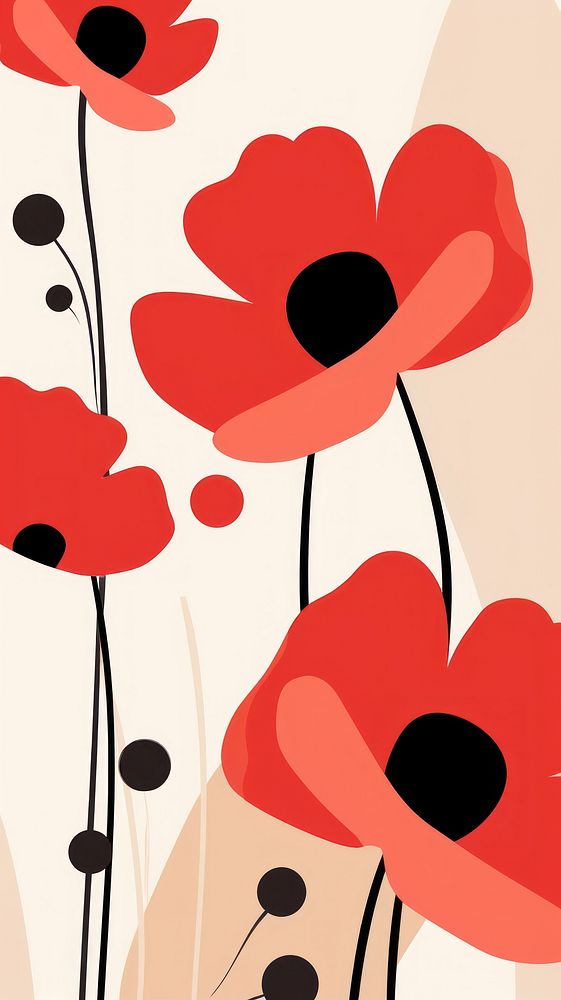 Wallpaper cute poppy abstract dynamite weaponry blossom.