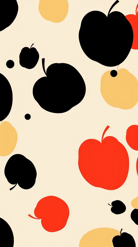 Wallpaper apples abstract graphics pattern produce.