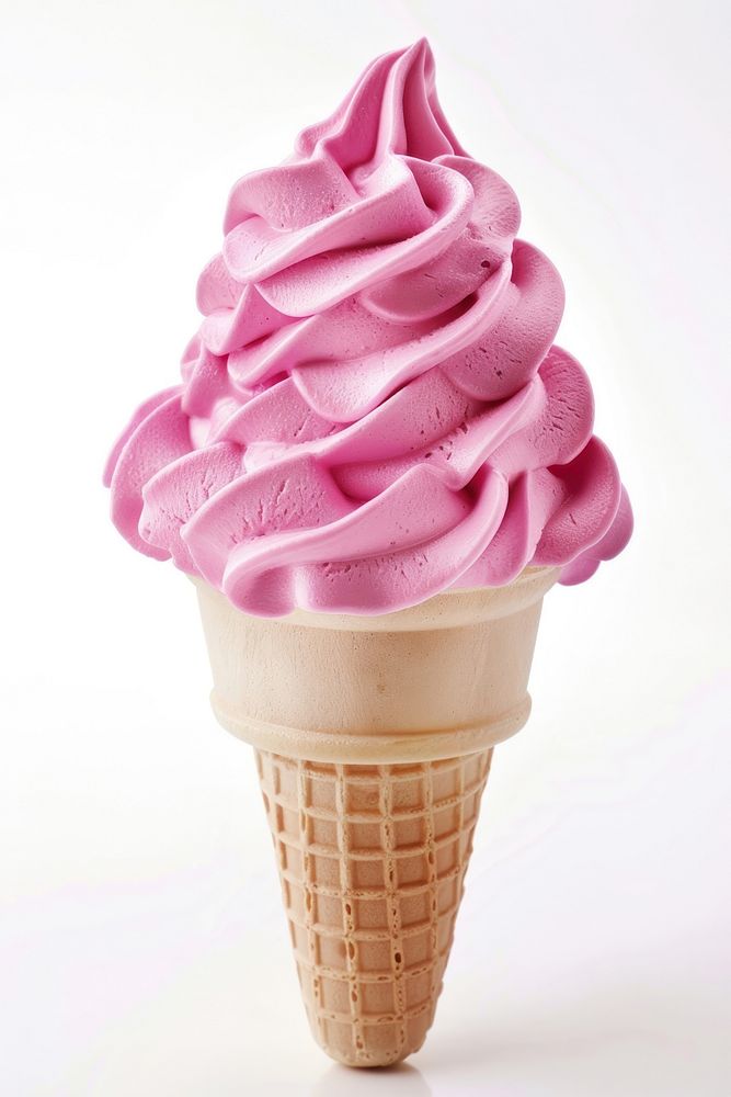 Ice cream cone dessert creme food.