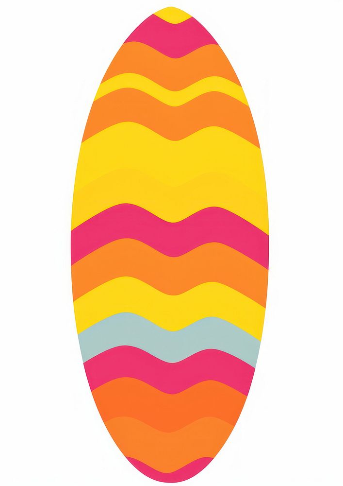 A vector graphic of surfboard recreation outdoors surfing.