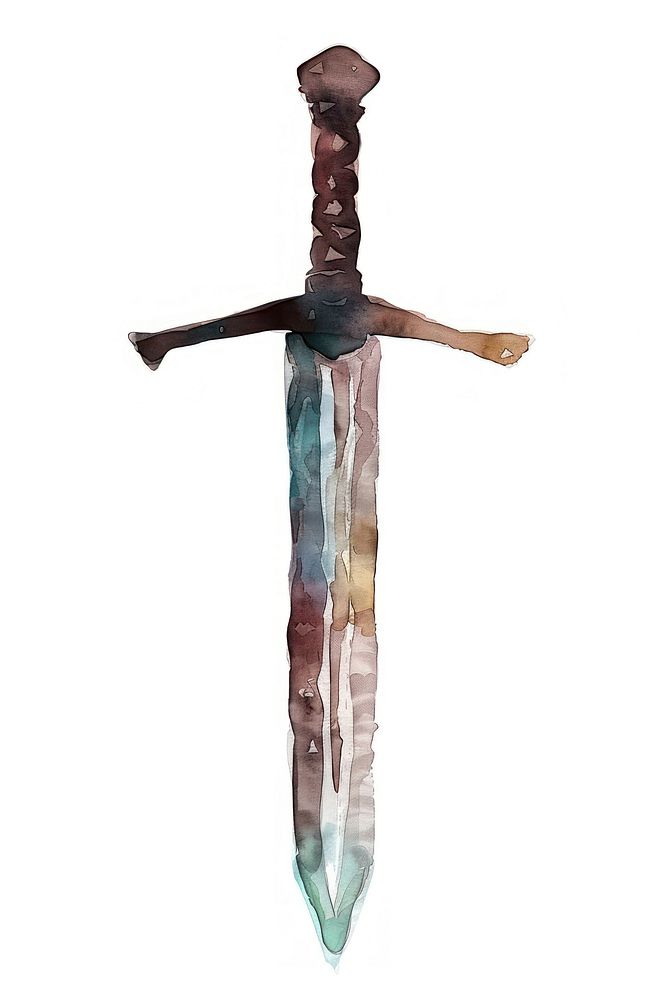 Sword weaponry dagger symbol.