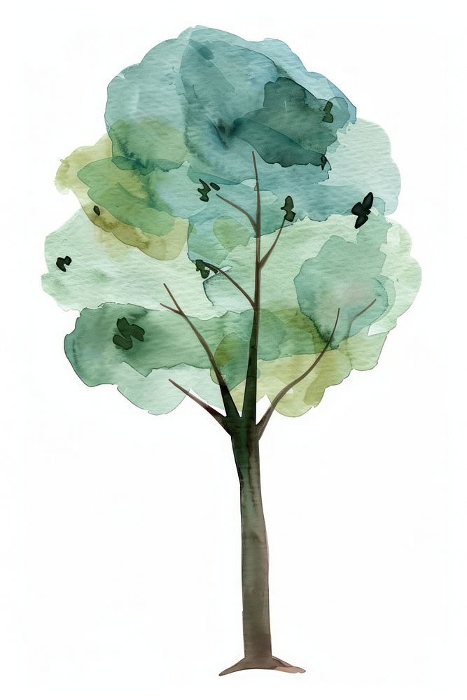 Tree art illustrated painting.