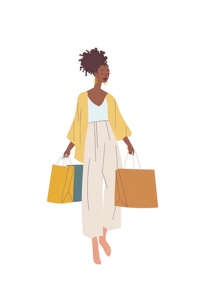 Black woman shopping person accessories accessory.
