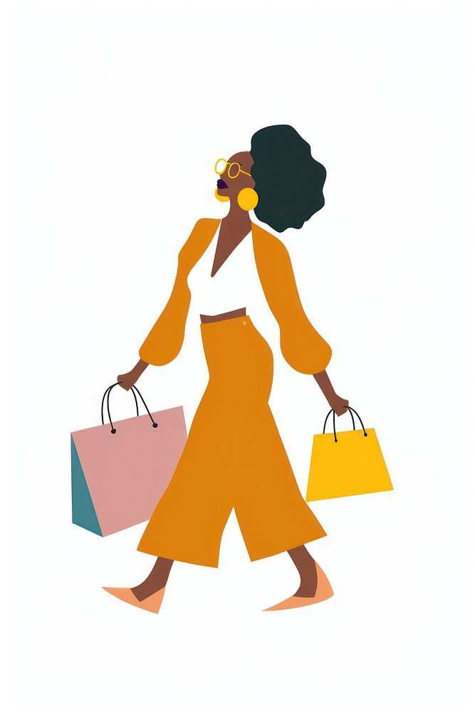 Black woman shopping person accessories accessory.