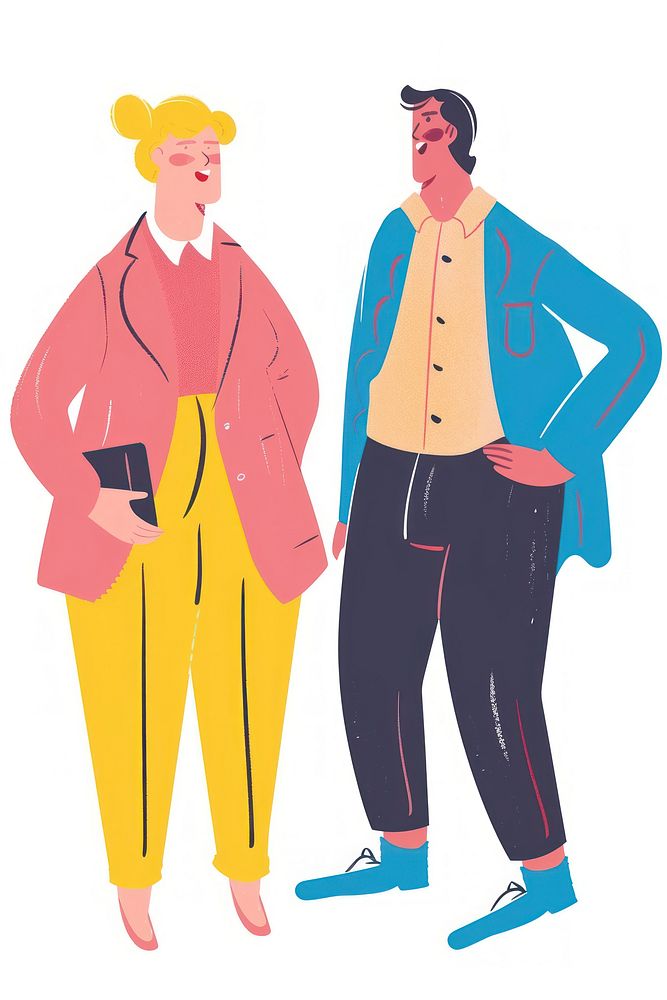 Candidate and hr manager person clothing apparel.