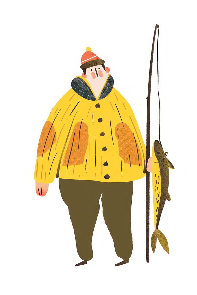Fisherman person recreation clothing.