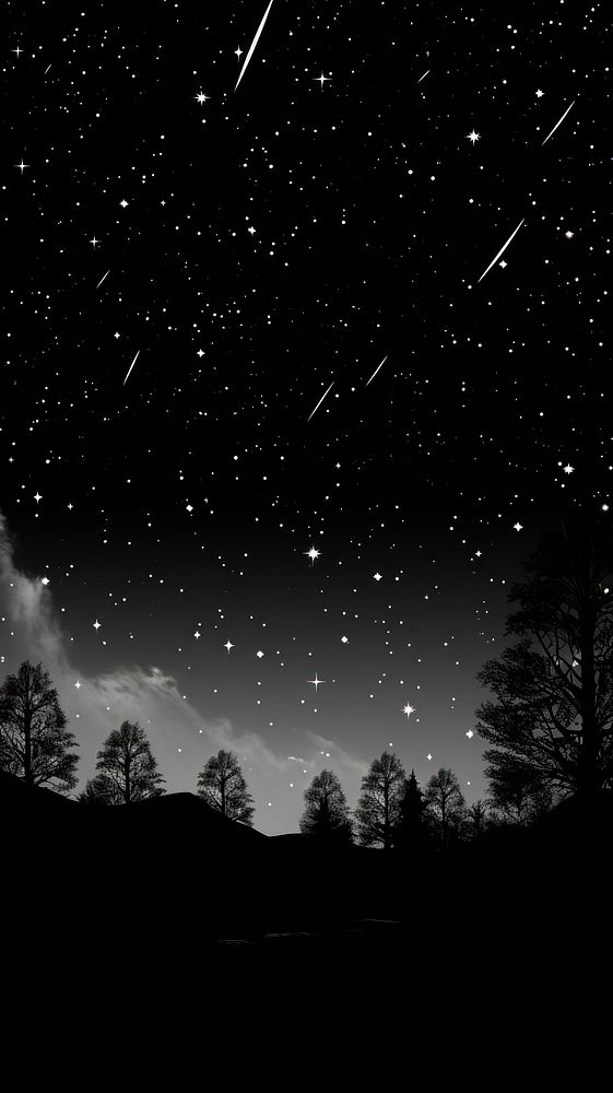 Black background space sky starry sky.