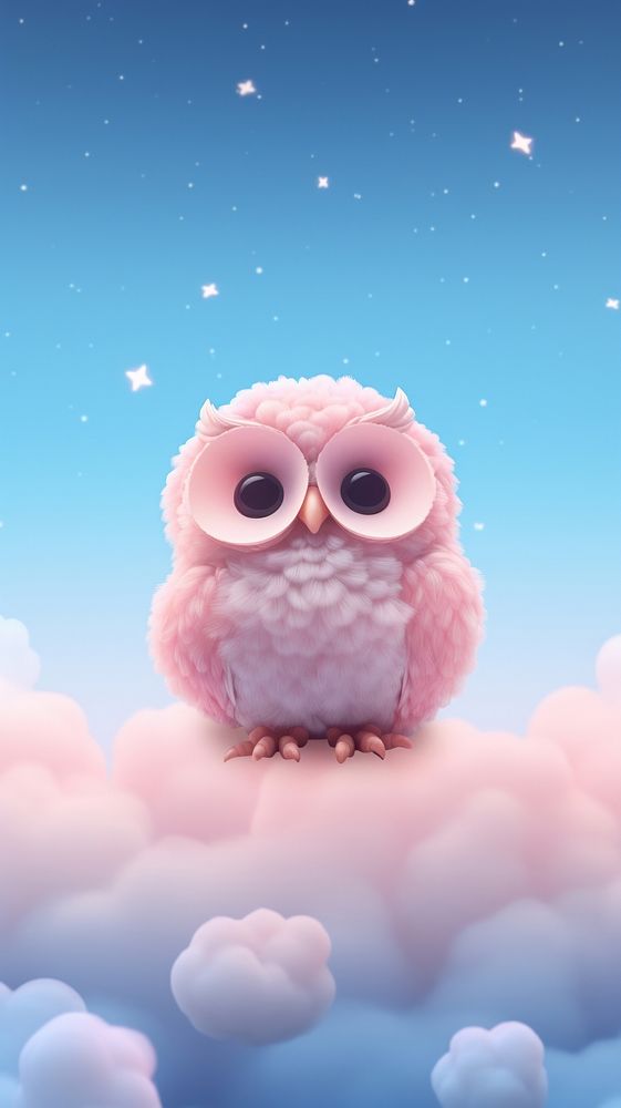 Owl dreamy wallpaper outdoors animal nature.