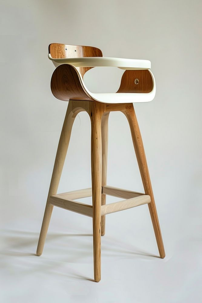 Modern high baby chair furniture highchair wood.