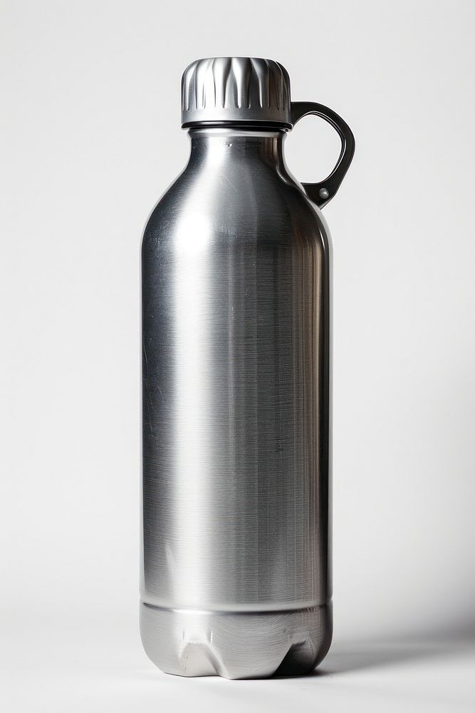 Aluminum water bottle shaker jug.