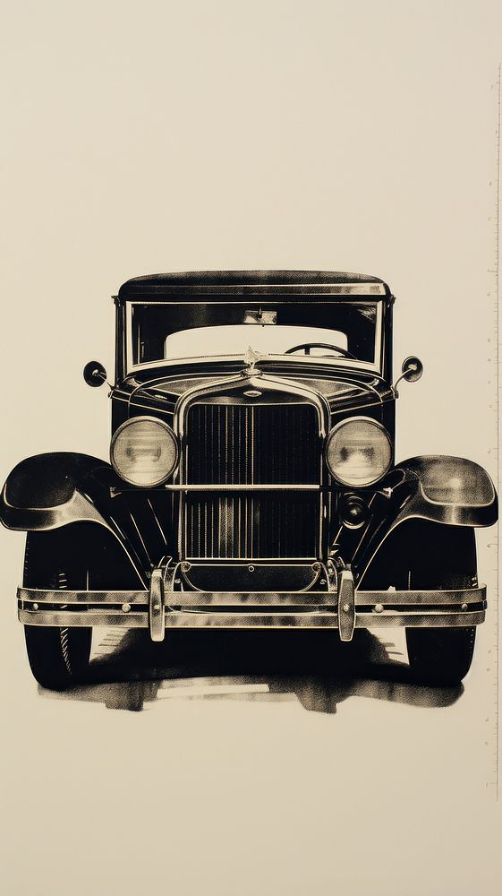 Vintage car transportation automobile vehicle.