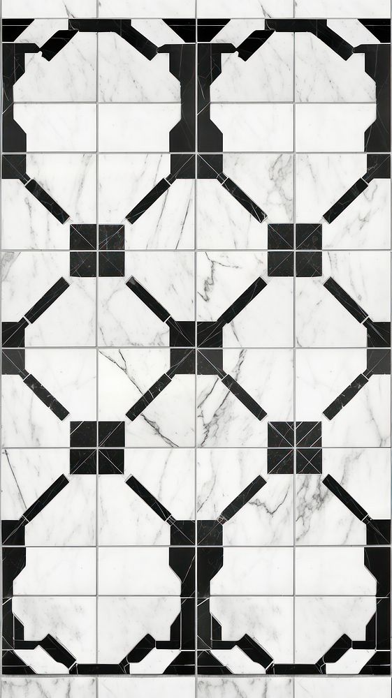 Antique art tile pattern flooring symbol cross.