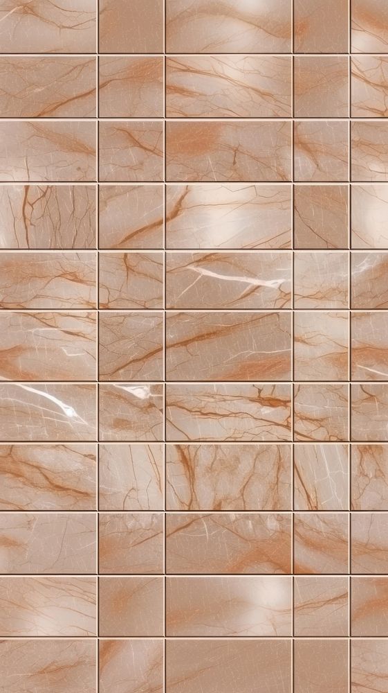 Brown tile pattern flooring.